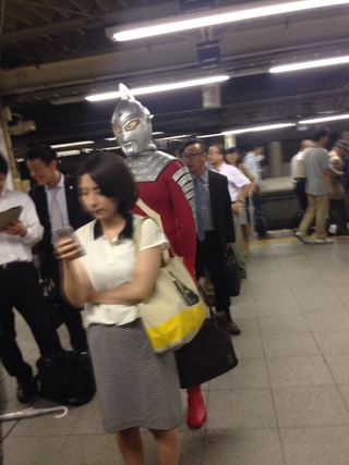 Illustration for article titled Police Stop Japanese Superhero on the Streets of Tokyo